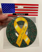 🎖️ 12-Pack “Support Our Troops” Magnets – High-Quality Patriotic Decals