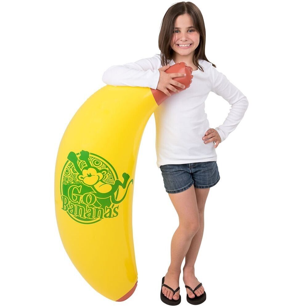 🍌 Jumbo Inflatable Bananas – Set of 12 Giant Party Props
