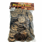 🏴‍☠️ 288-Piece Pirate Treasure Combo Set – 144 Assorted Jewels + 144 Rustic Gold Coins