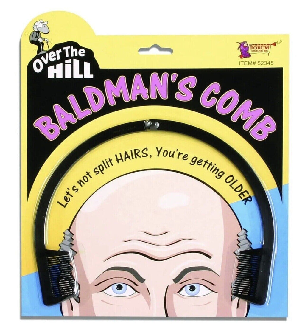 Over the Hill Baldman's Comb 🎂🤣 | Funny Gag Gift for Birthdays