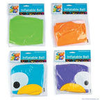 4 CRAZY EYE BIRD Shaped Inflatable Beach Balls - Blow Up Pool Party Favor Toys