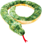 Life-Size Anaconda Snake Plush – 100" of Hug-Worthy Jungle Fun! 🐍💚