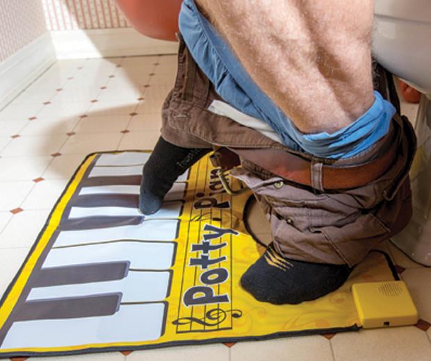 🎹 Potty Piano – Bathroom Floor Piano with Songbook & Batteries