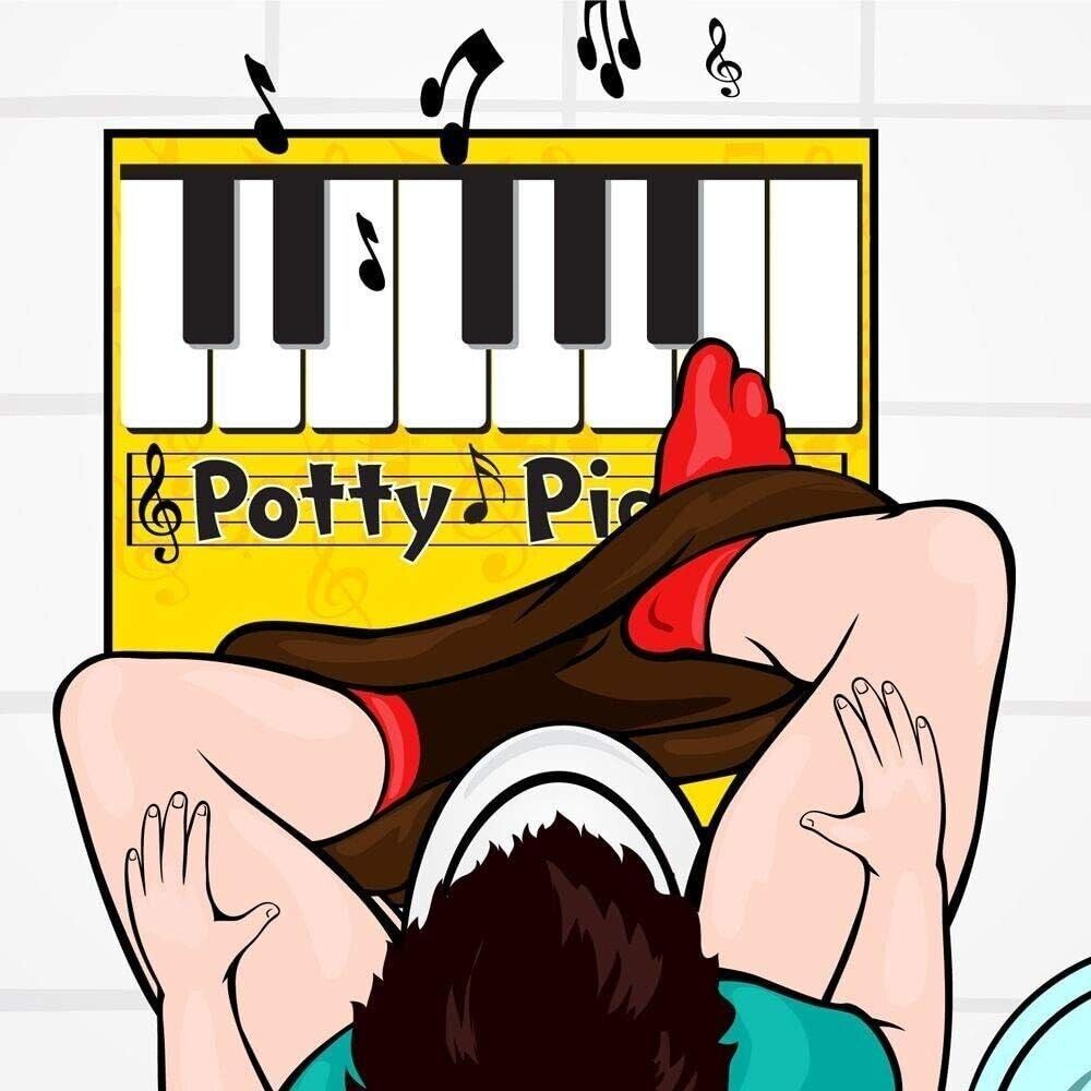 🎹 Potty Piano – Bathroom Floor Piano with Songbook & Batteries