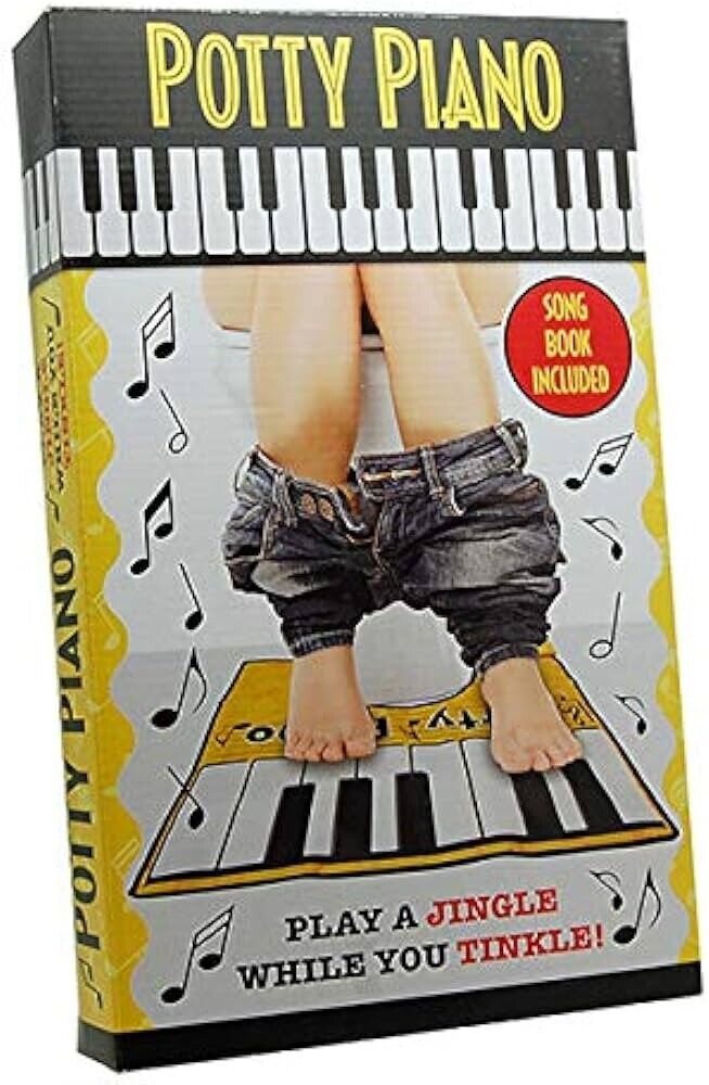 🎹 Potty Piano – Bathroom Floor Piano with Songbook & Batteries