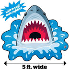 GIANT SHARK ATTACK JAWS - Beach Pool Shower Towel Blanket Cover - BigMouth Inc.