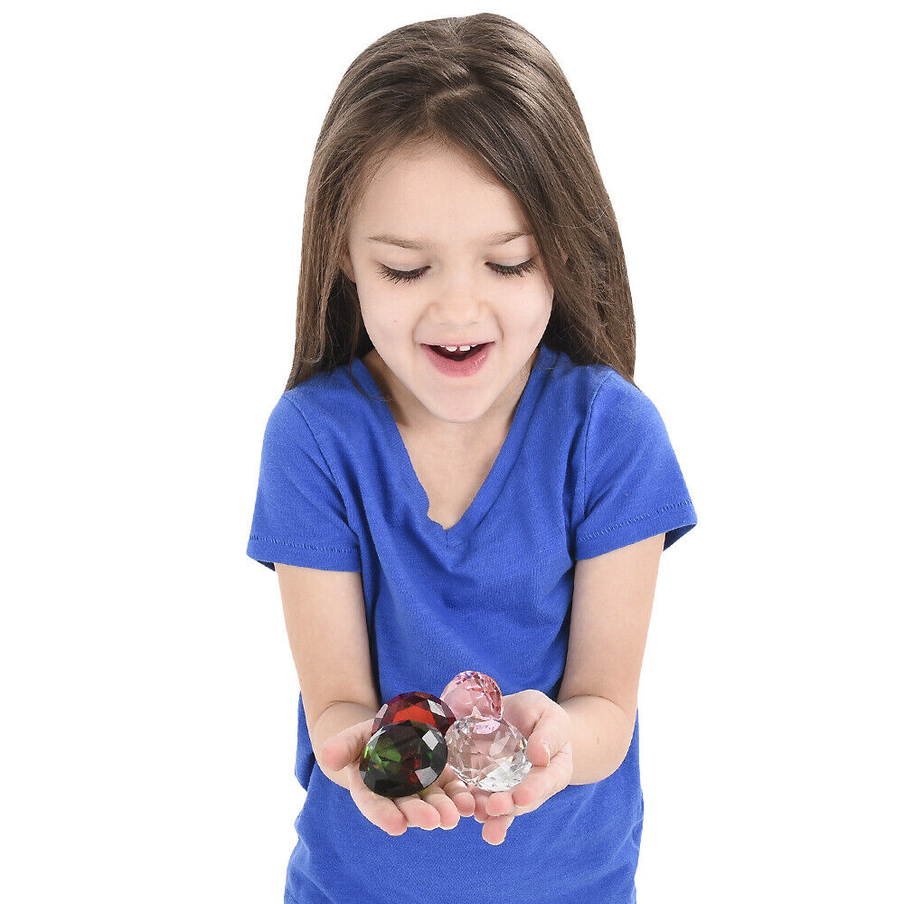 💎 Faux Diamond Display Set (12-Piece) – BIG Sparkle for Little Hands!