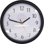 Backwards Wall Clock 9" Reverse Counter Clockwise Time - Gag Joke Prank Gift Toy