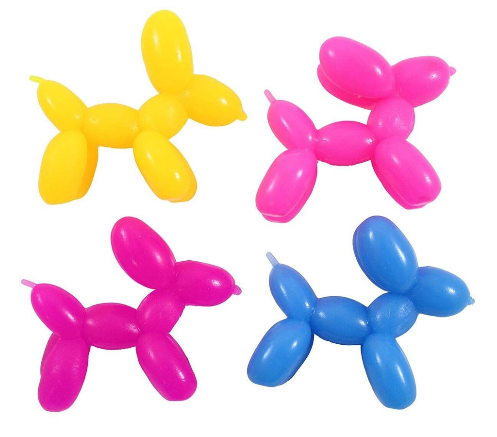 🎈 Balloon Dog Stretch Toys – 24-Piece Counter Display Case