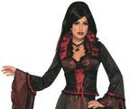 Crimson Countess Women's Vampire Hostess Dress Costume