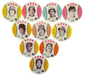 Lot of 10 - 1976 MSA Isaly's Discs  Baseball Hall of Famers Gem Mint 153882