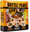 🍺 One-Handed Beer Bottle Snack Plate – 4-Pack Party Tray Set