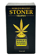 World's Biggest Stoner Trophy – Hilarious Gag Gift for Cannabis Lovers! 🌿🏆