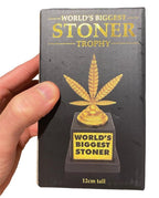 World's Biggest Stoner Trophy – Hilarious Gag Gift for Cannabis Lovers! 🌿🏆