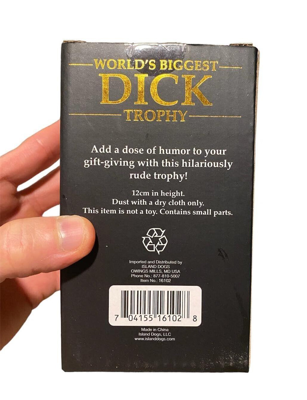 World's Biggest Dick Trophy 🎖️🍆