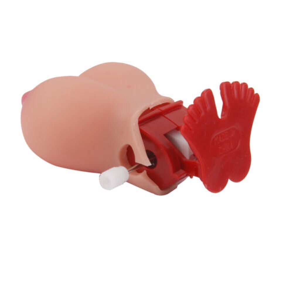 😂 Wind-Up Jumping Boobies – Party Gag Toy