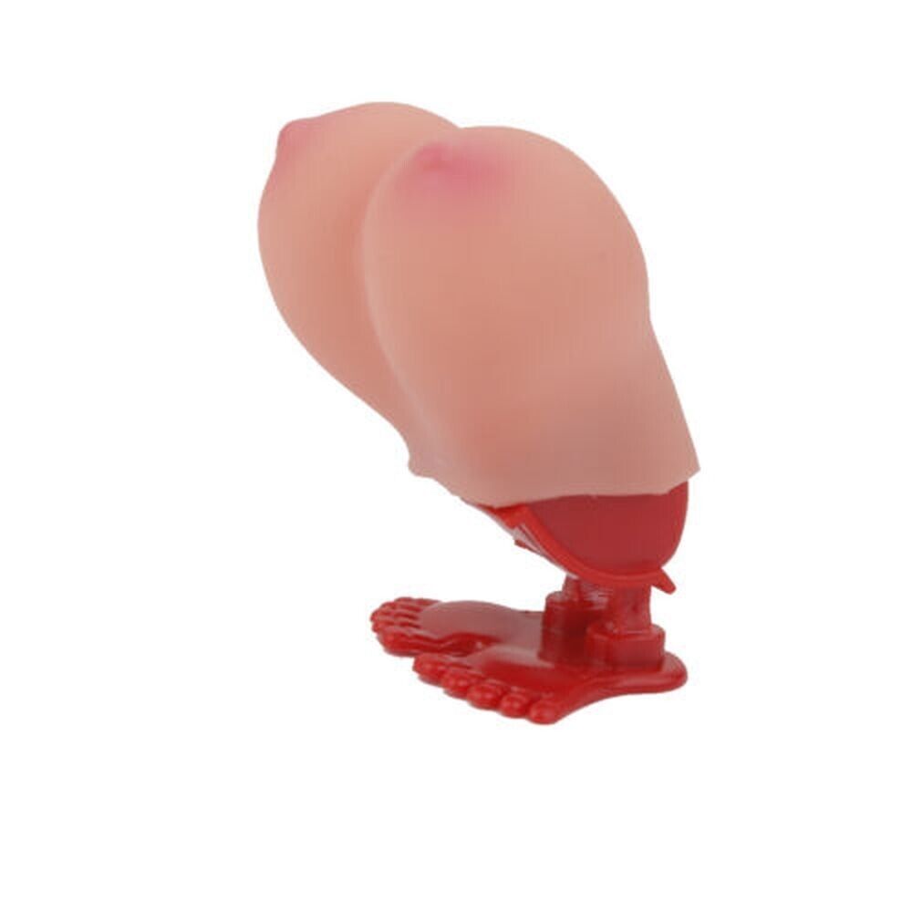 😂 Wind-Up Jumping Boobies – Party Gag Toy
