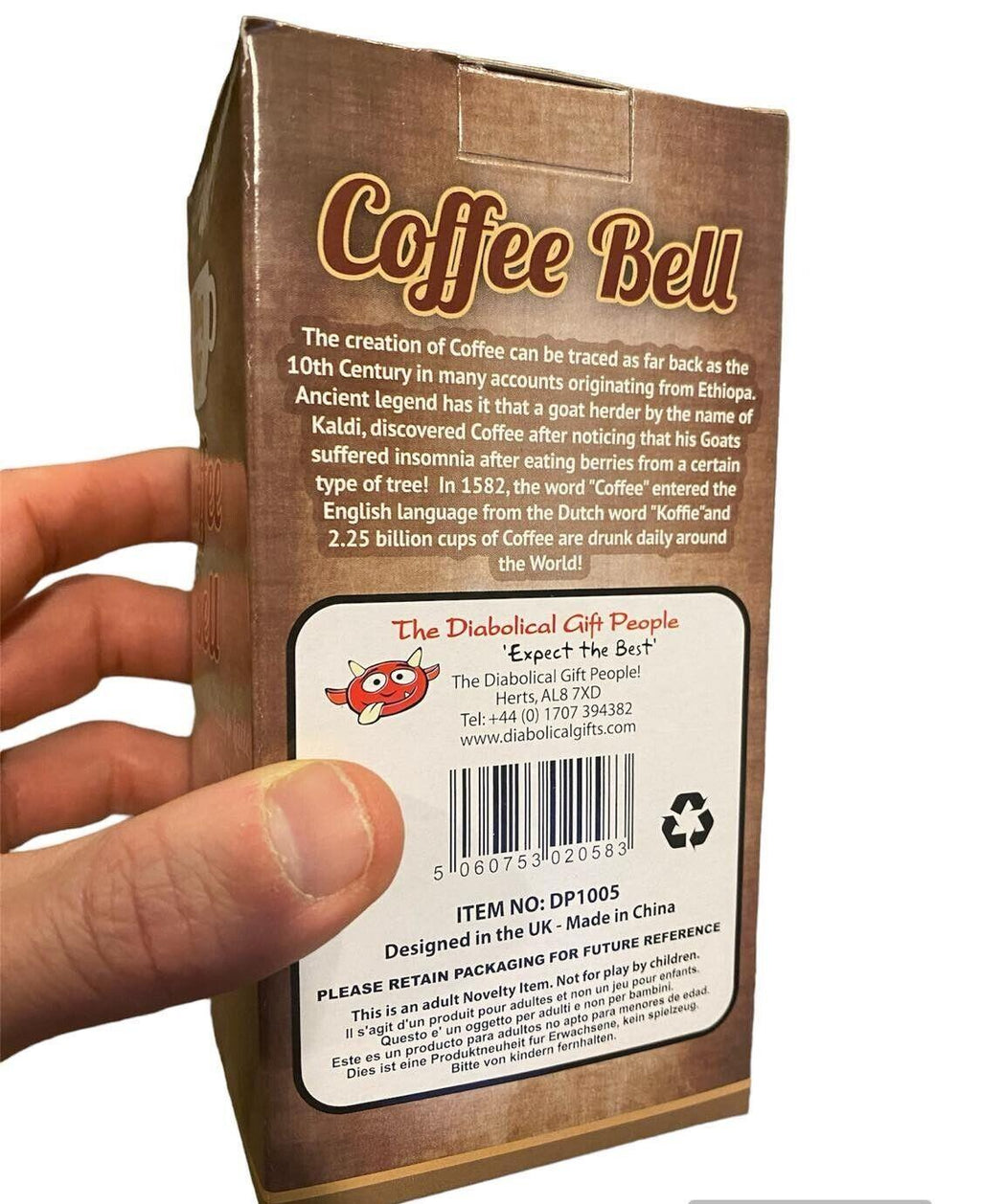 ☕ Coffee Hand Bell – Ring for Coffee in Style!