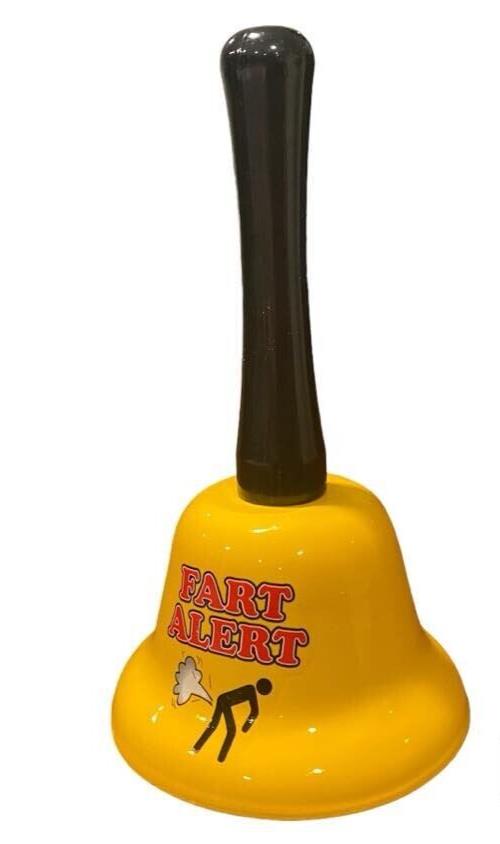 Fart Alert Hand Bell – Hilarious Gag Gift & Desktop Warning System! 💨🔔