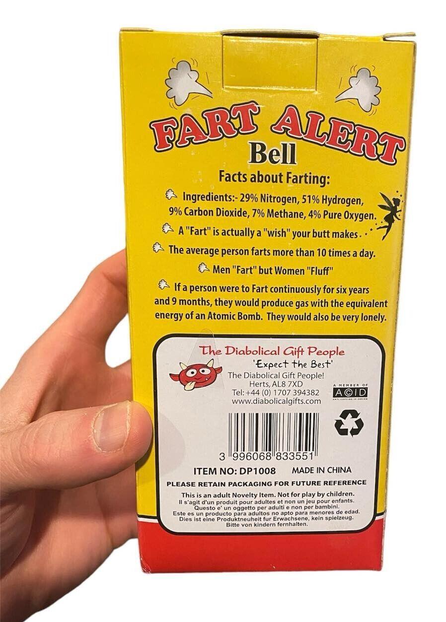 Fart Alert Hand Bell – Hilarious Gag Gift & Desktop Warning System! 💨🔔
