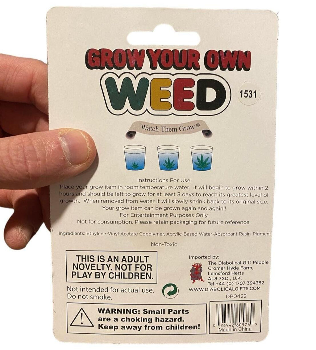 🌿 Grow Your Own Weed – Legal. Hilarious. Reusable.