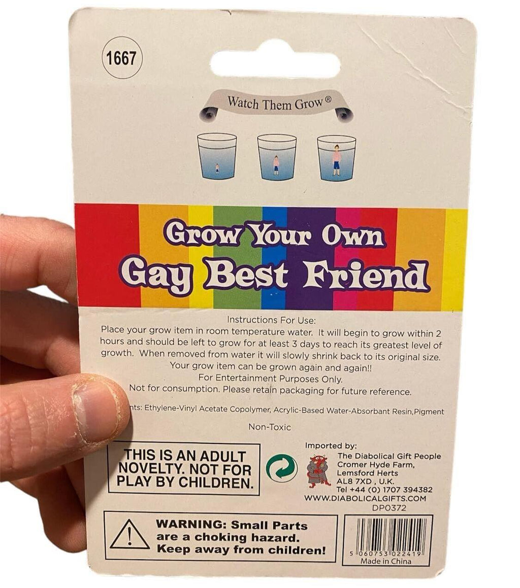 🌈 Grow Your Own Gay Best Friend – Hilarious Reusable Gag Gift