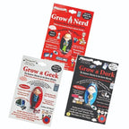 Grow a Nerd, Geek & Dork – Expandable Gag Gift Trio Set (3-Pack) 🤓🎓💦