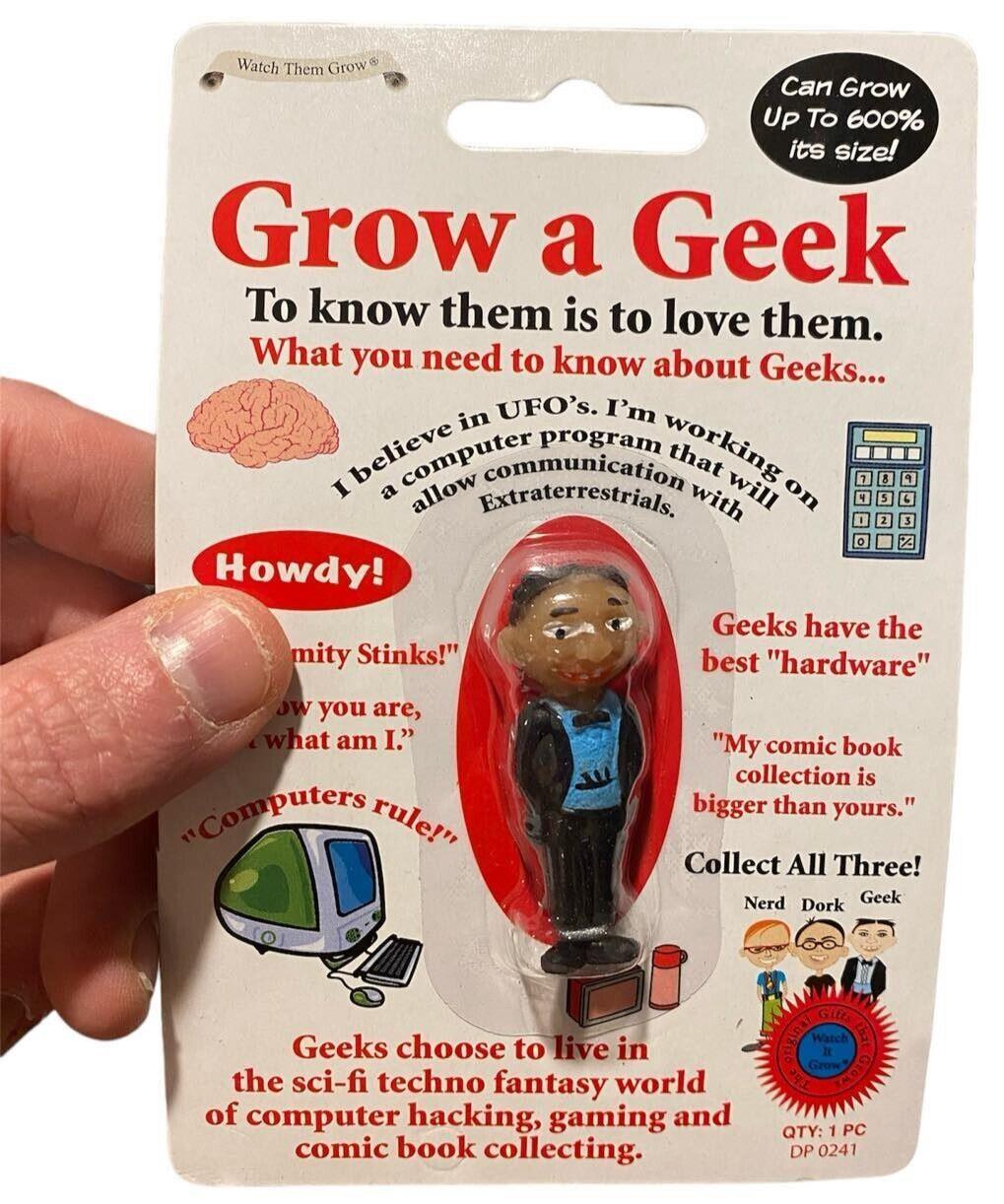 Grow a Nerd, Geek & Dork – Expandable Gag Gift Trio Set (3-Pack) 🤓🎓💦