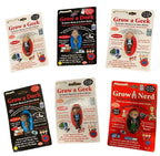 Grow a Nerd, Geek & Dork – Expandable Gag Gift Trio Set (3-Pack) 🤓🎓💦