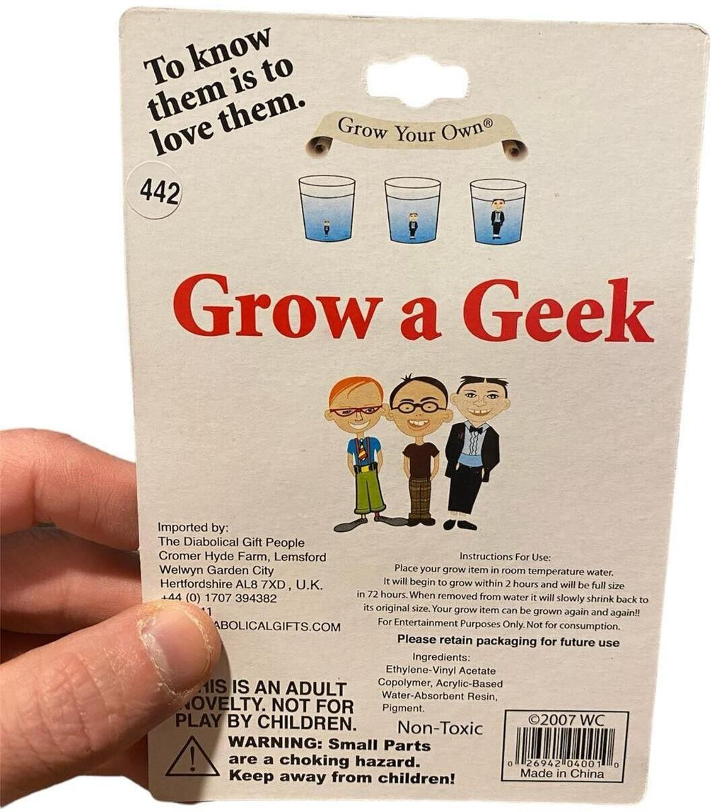 Grow a Nerd, Geek & Dork – Expandable Gag Gift Trio Set (3-Pack) 🤓🎓💦