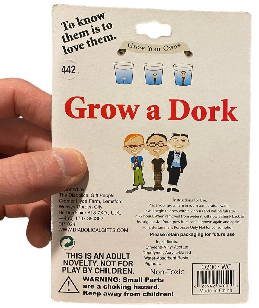 Grow a Nerd, Geek & Dork – Expandable Gag Gift Trio Set (3-Pack) 🤓🎓💦