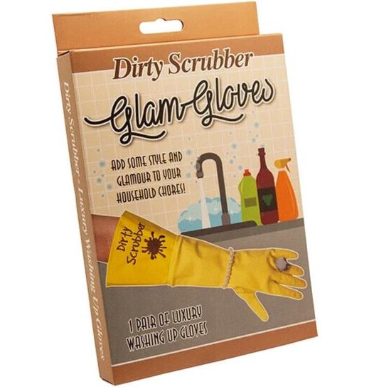 🧤 Dirty Scrubber Glam Gloves – Fancy Dishwashing Gag Gift