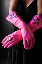 💅 "DIRTY BITCH" Glam Gloves – The Sassiest Way to Scrub