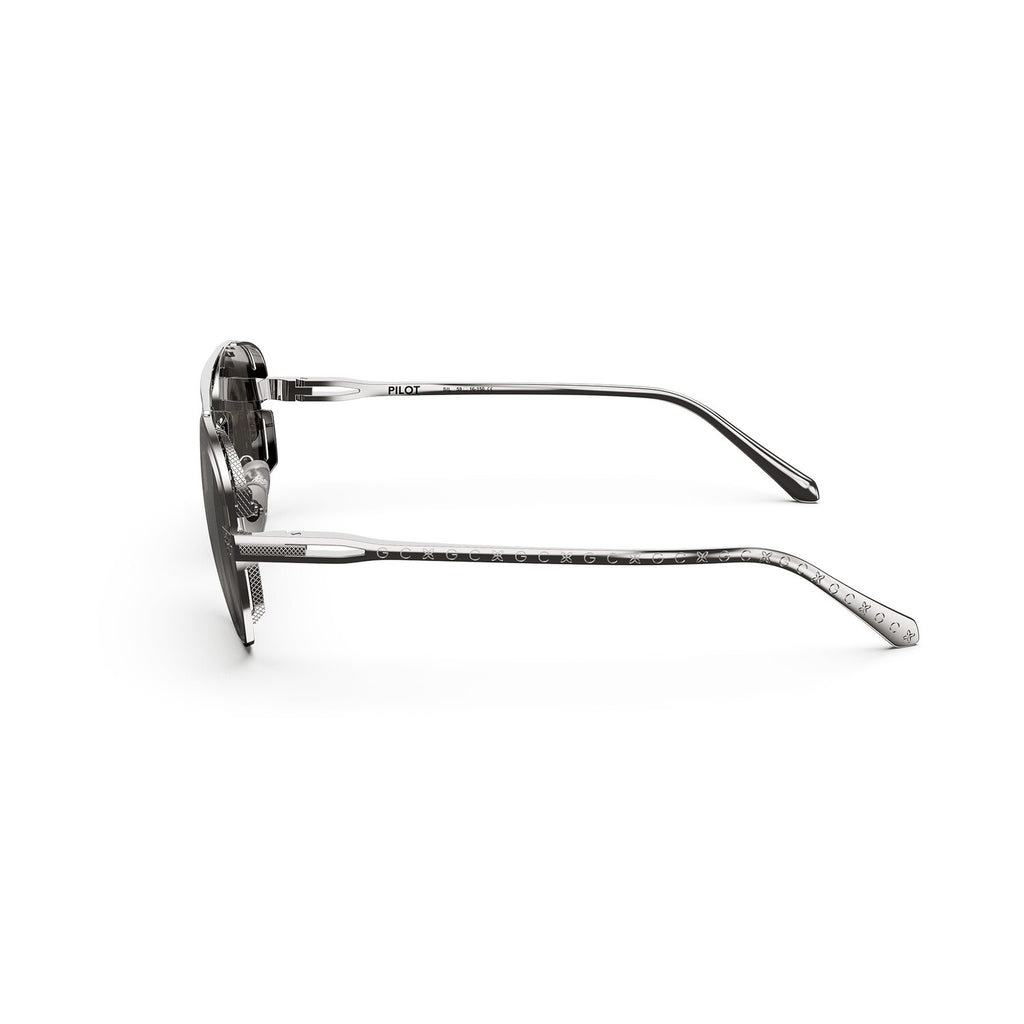 Pilot Sunglasses // Silver