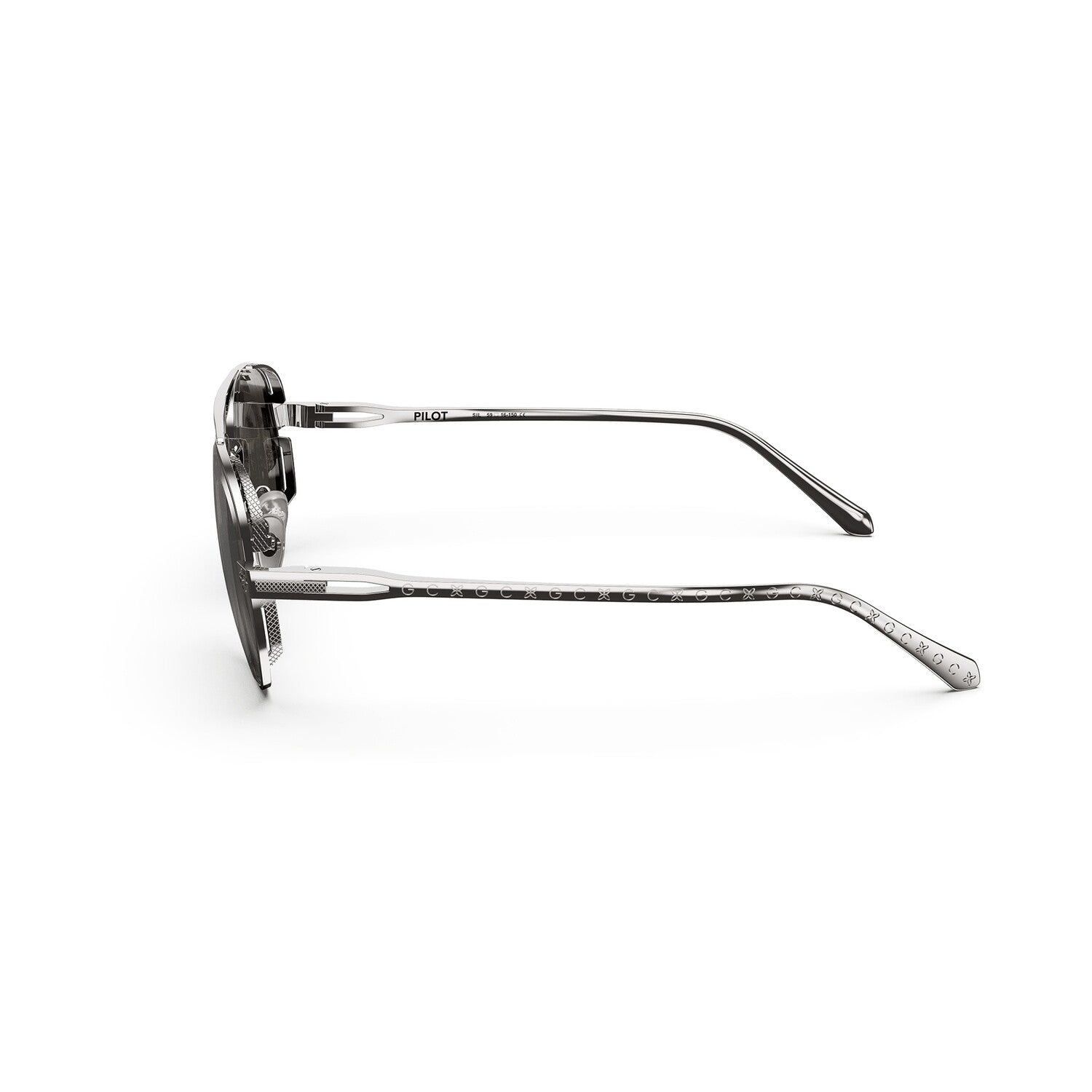 Pilot Sunglasses // Silver