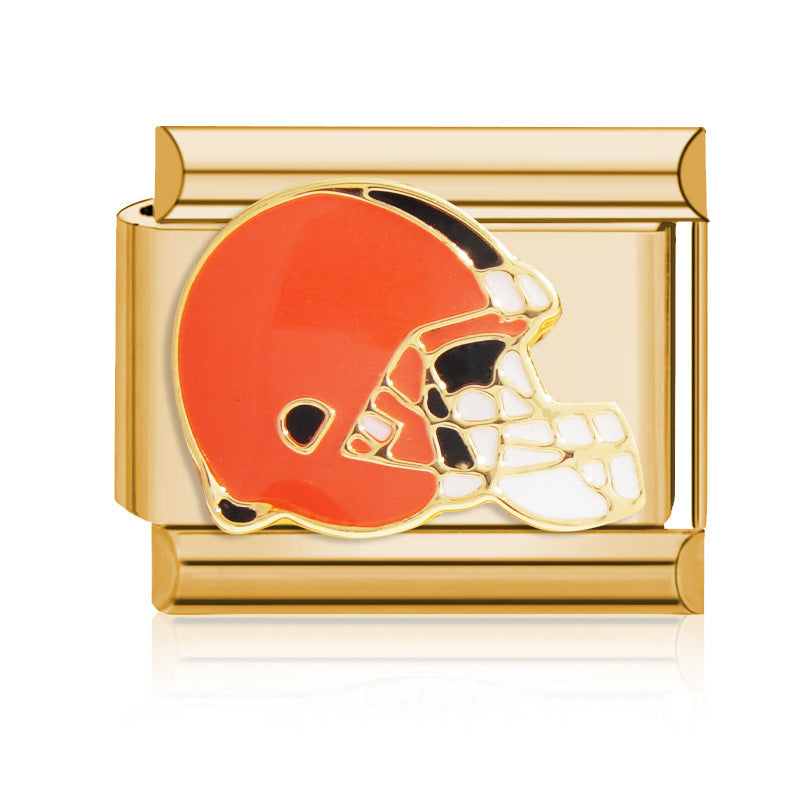 Football Team Logo Italian Charm Bracelet – Custom Gifts for Fans