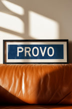 Framed Provo Navy Bus Scroll