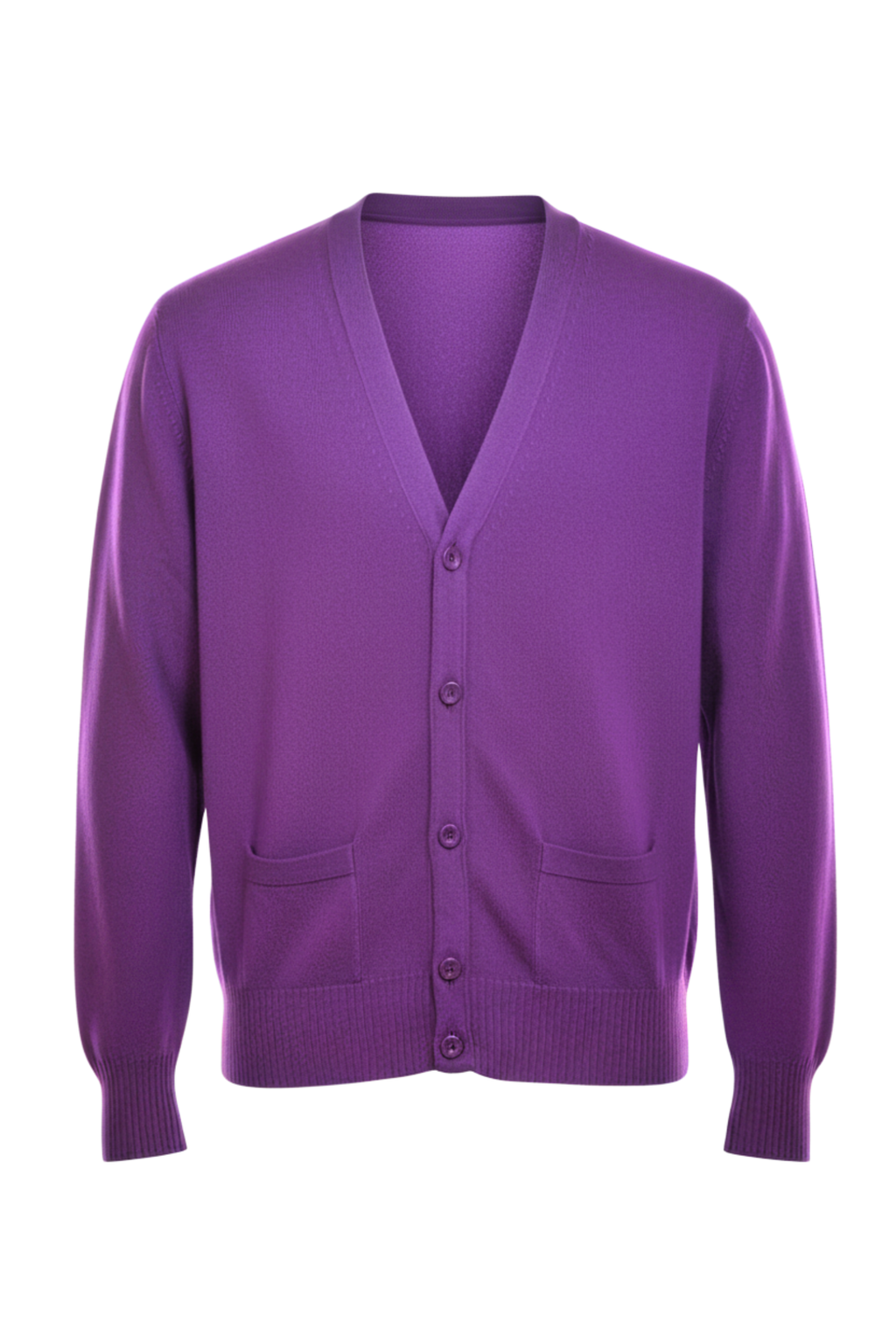 Manrico Cashmere Button Down V-Neck Cardigan
