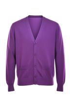 Manrico Cashmere Button Down V-Neck Cardigan
