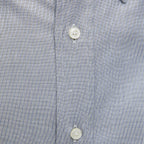 Ethan Regular Button-Down Shirt // Light Blue + Gray