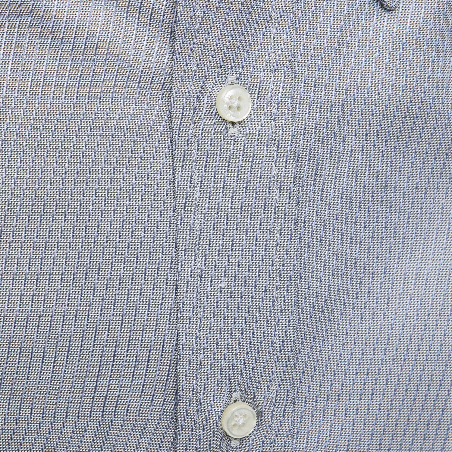 Ethan Regular Button-Down Shirt // Light Blue + Gray