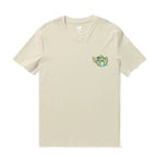Hawaiian Tee For Men Takin It Slow By Loindaflow Tee Crew Neck 100% Cotton - BEIGE