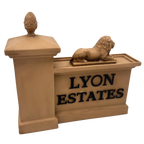 Back to the Future - Lyon Estates Gate Scaled Prop Replica