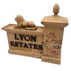 Back to the Future - Lyon Estates Gate Scaled Prop Replica