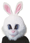 Large Plush Bunny Mascot Head White Mask