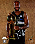 Khris Middleton Autographed 8x10 Photo Milwaukee Bucks JSA 180883