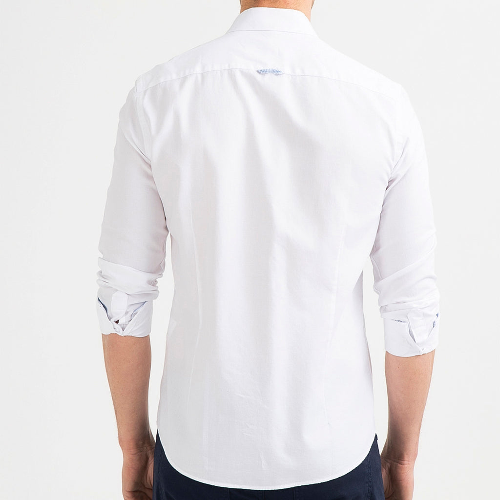 Nora Button Down Shirt // White