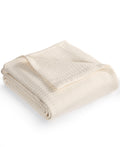 Lauren Ralph Blanket Classic 100% Cotton Blanket, King Bedding