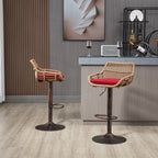 Modern Swivel Bar Stools Adjustable Counter Chairs