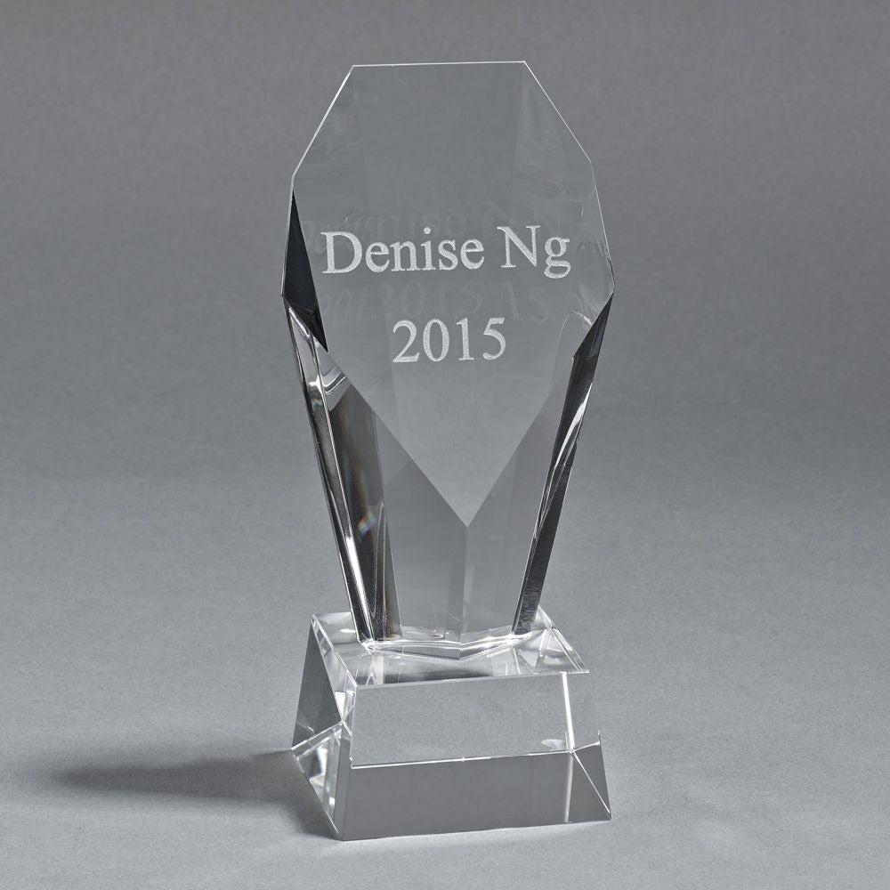 Optic Fountain Trophy, 9.25" Ht